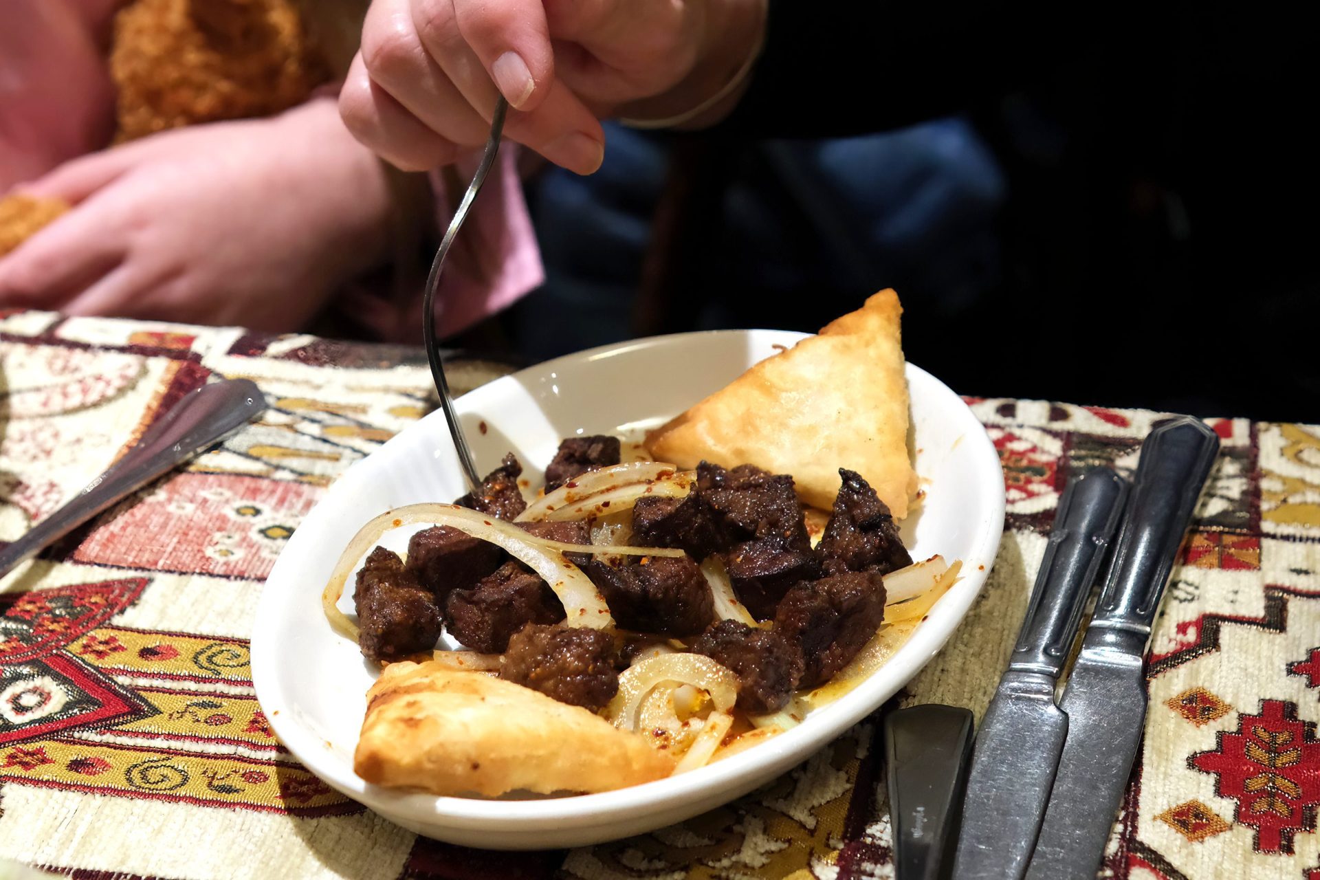 Liver with borek