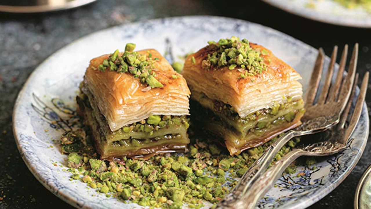 Baklava with pistachio